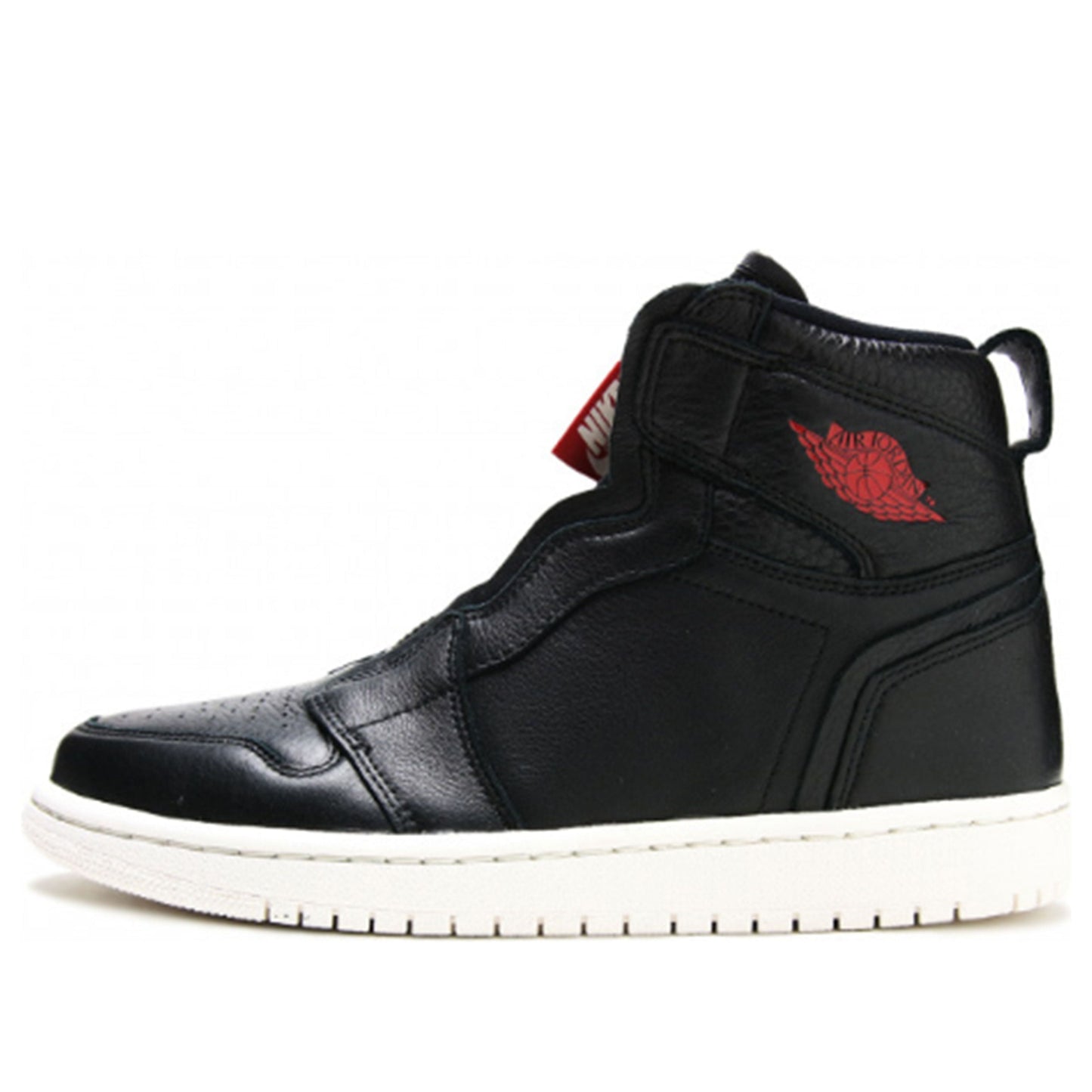 (WMNS) Air Jordan 1 Retro High Zip 'Black Gym Red Phantom'  AT0575-006 Signature Shoe